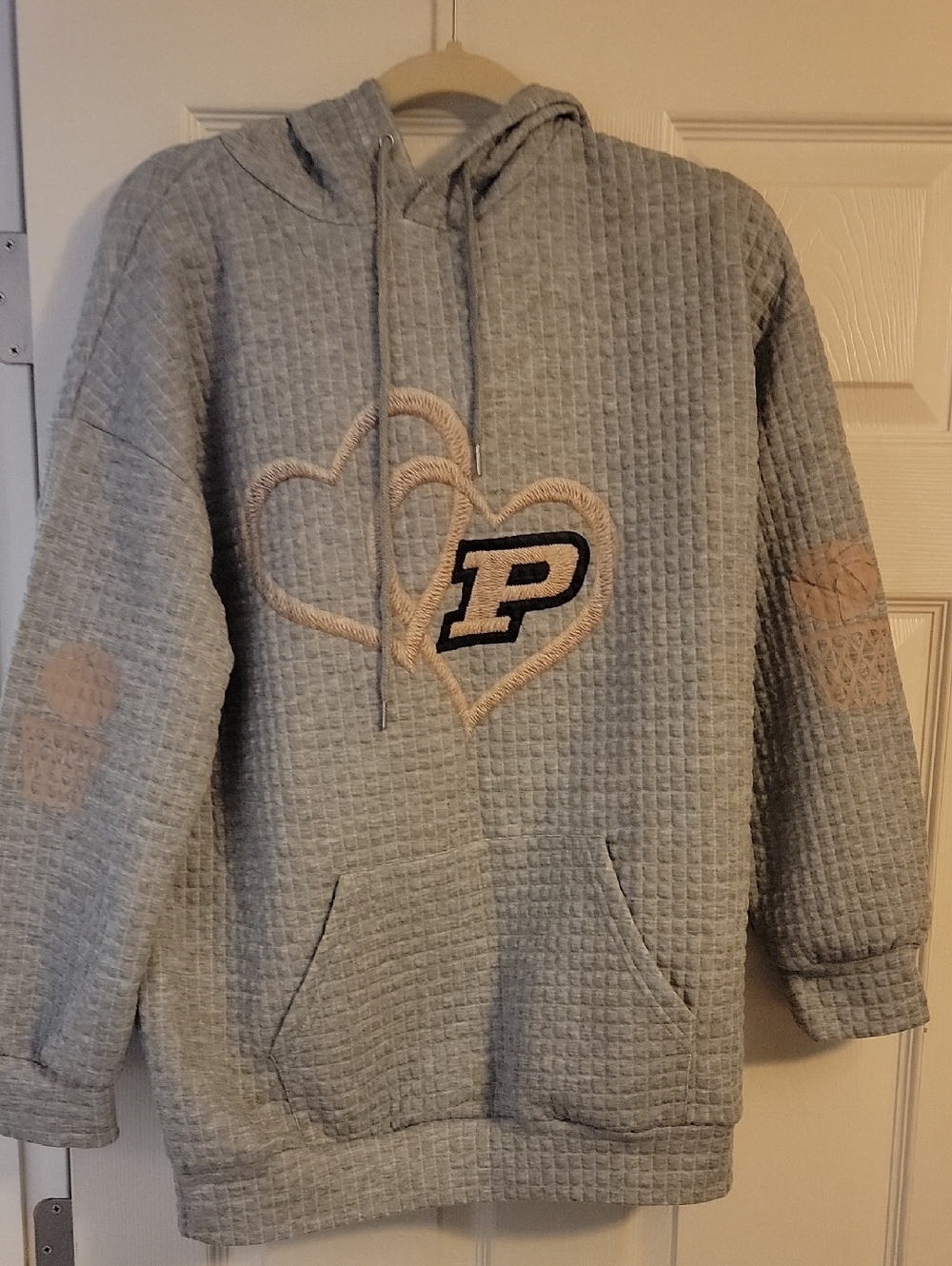Gray Waffle Purdue Hoodie NWOT